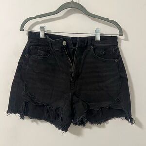 American Eagle Outfitters Black Jean Shorts